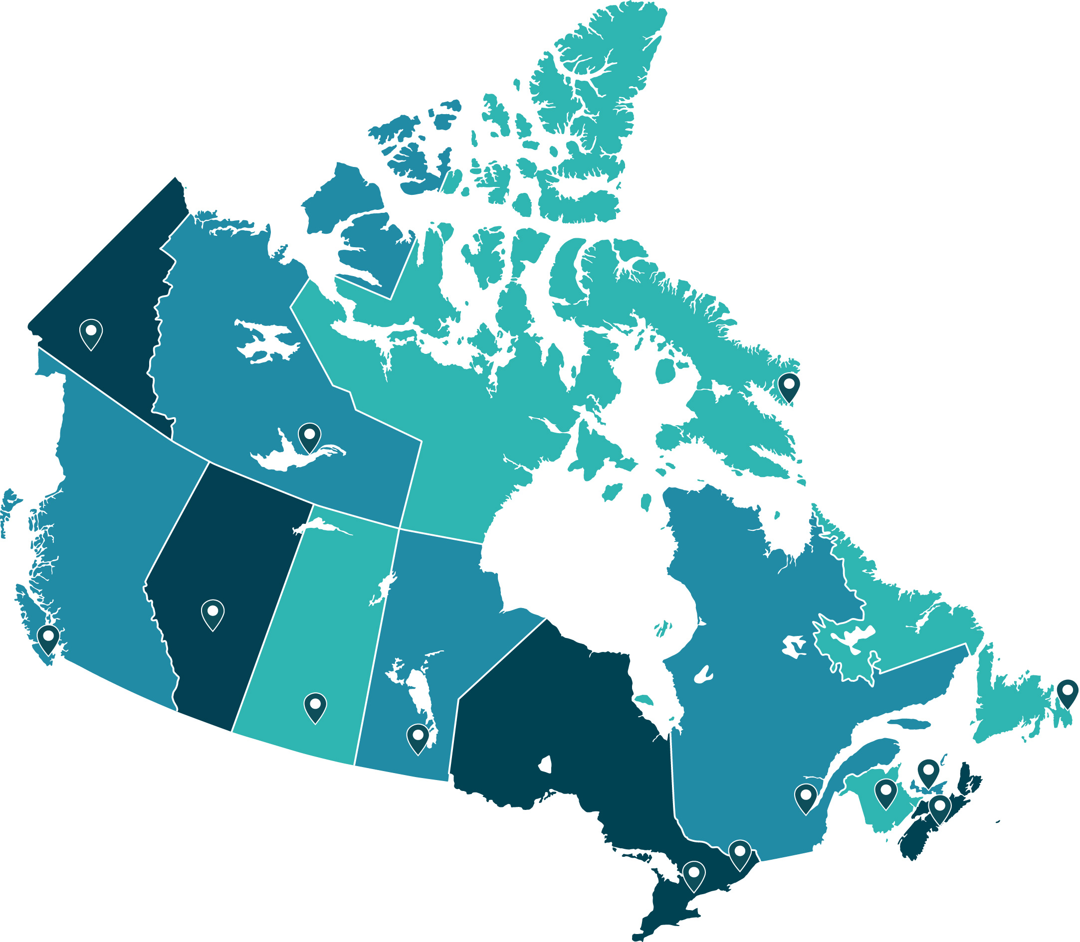 Map of Canada